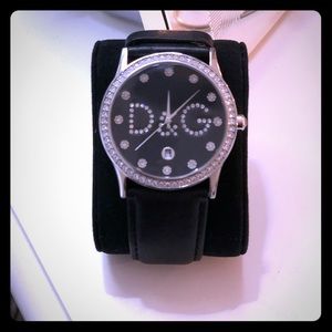 D&G Watch with Swarovski Crystals